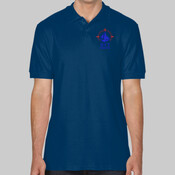 GD017 Softstyle adult double piqué polo